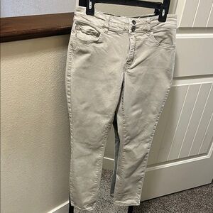 Buckle Women's Straight Leg Pants in Light Gray